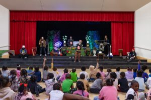 Touring music industry workers sharing their stories with students